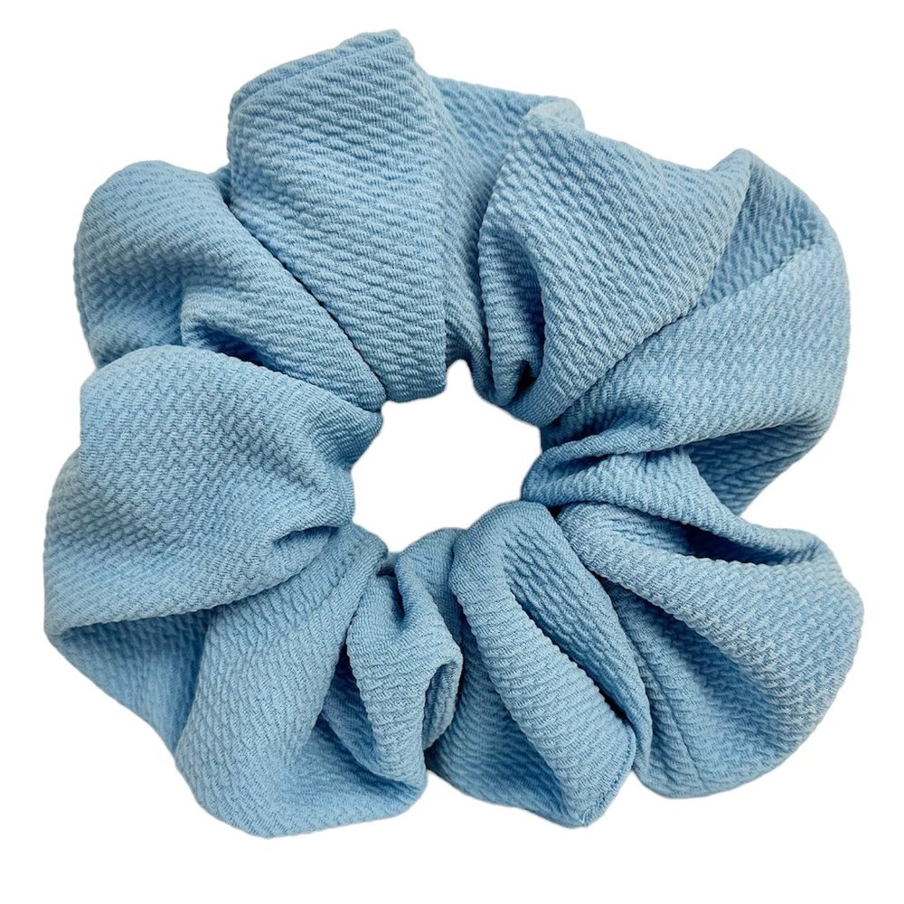 Brand New Handmade Baby Blue Extra Large Scruchies for all hair type